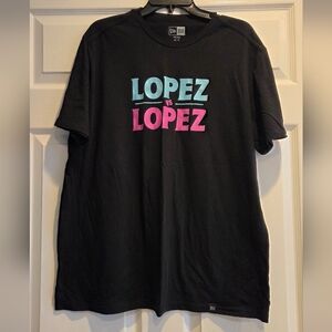 Black 'Lopez vs Lopez' Graphic T-Shirt